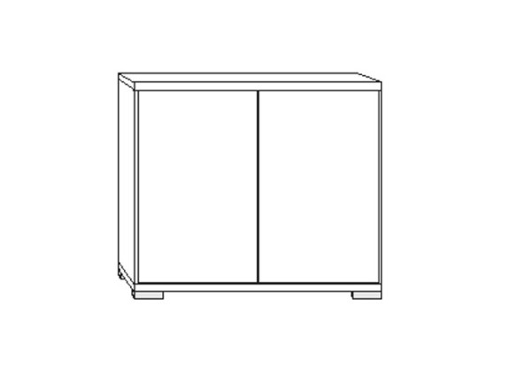 Herrenkommode Mainau in Polar-Lärche