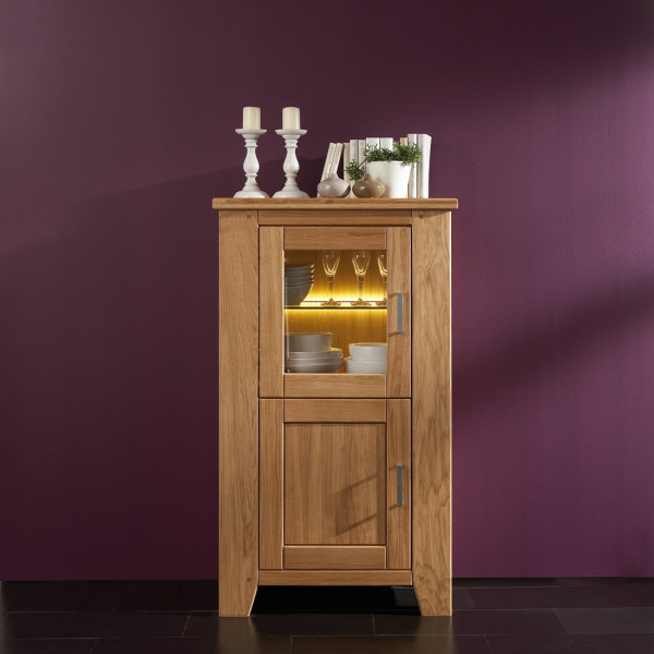 Vertiko links Loft in Wildeiche natur massiv geölt