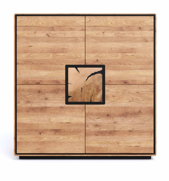 Highboard 3 WZ-0625 in Wildeiche massiv geölt