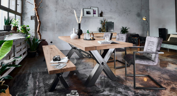 Esstisch Kansas Concept 4 You in Wildeiche massiv