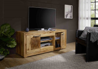 TV-Kommode 2 Zürich in Wildeiche massiv geölt TV-Kommode 2 Zürich in Wildeiche massiv geölt