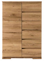 Wäscheschrank Atlanta Wildeiche massiv geölt Wäscheschrank Atlanta Wildeiche massiv geölt