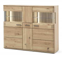 Highboard Salvador Balkeneiche bianco geölt Highboard Salvador Balkeneiche bianco geölt