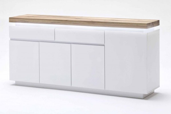 Sideboard Romina in weiß matt lackiert