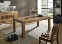 Esstisch Zürich ab 160x90 cm in Wildeiche massiv geölt Esstisch Zürich ab 160x90 cm in Wildeiche massiv geölt
