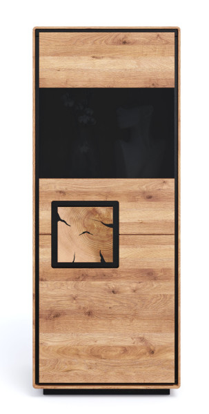 Highboard 1-R WZ-0625 in Wildeiche massiv geölt