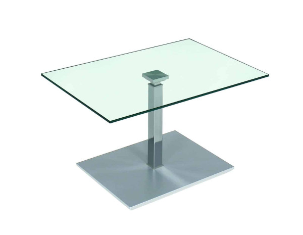 Couchtisch 2599-EST-L-GK-R Edelstahlfarbig