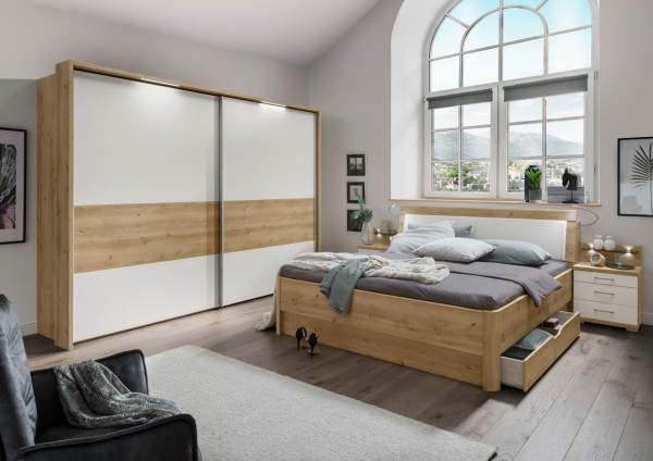 Schlafzimmer Padua mit Schwebetürenschrank