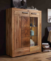 Highboard 1R Zürich in Wildeiche massiv geölt Highboard 1R Zürich in Wildeiche massiv geölt