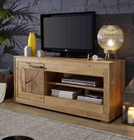 Vorschau: TV-Kommode 1 Zürich in Wildeiche massiv geölt Vorschau: TV-Kommode 1 Zürich in Wildeiche massiv geölt