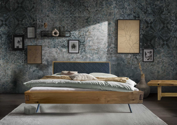 Balkenbett 620 in Wildeiche konfigurierbar