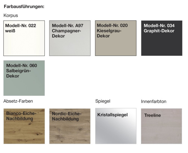 Schlafzimmer Marlow in Graphit-Dekor