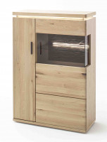 Highboard Barcelona Balkeneiche Bianco geölt Highboard Barcelona Balkeneiche Bianco geölt