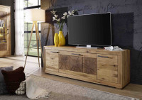 TV-Kommode 3 Zürich in Wildeiche massiv geölt TV-Kommode 3 Zürich in Wildeiche massiv geölt