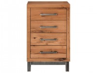 Schubladenkommode Bretagne Wildeiche massiv natur geölt Schubladenkommode Bretagne Wildeiche massiv natur geölt