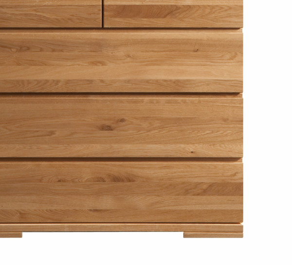 Wäscheschrank B 4 Wildeiche massiv geölt