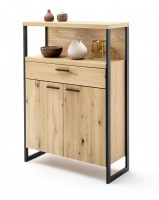 Highboard Salerno T21 in Balkeneiche bianco geölt Highboard Salerno T21 in Balkeneiche bianco geölt