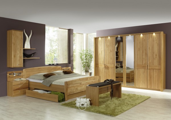 Schlafzimmer Lausanne Erle 6-türig