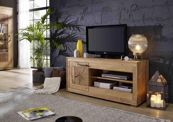 TV-Kommode 1 Zürich in Wildeiche massiv geölt