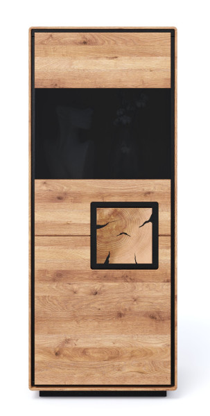Highboard 1-L WZ-0625 in Wildeiche massiv geölt