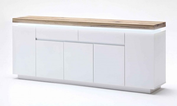 Sideboard Romina in weiß matt lackiert
