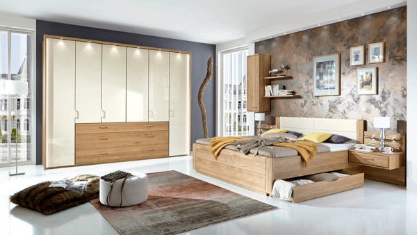 Schlafzimmer Wiemann Lido Höhe 236 cm teilmassiv