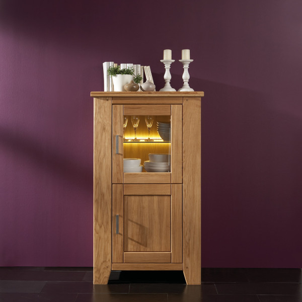 Vertiko rechts Loft in Wildeiche natur massiv geölt