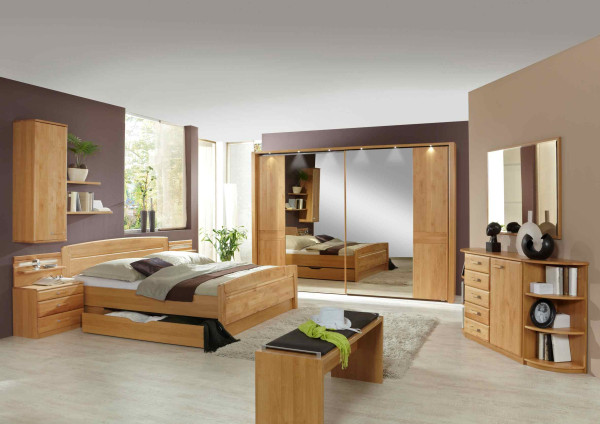 Schlafzimmer Lausanne mit Schwebetürenschrank